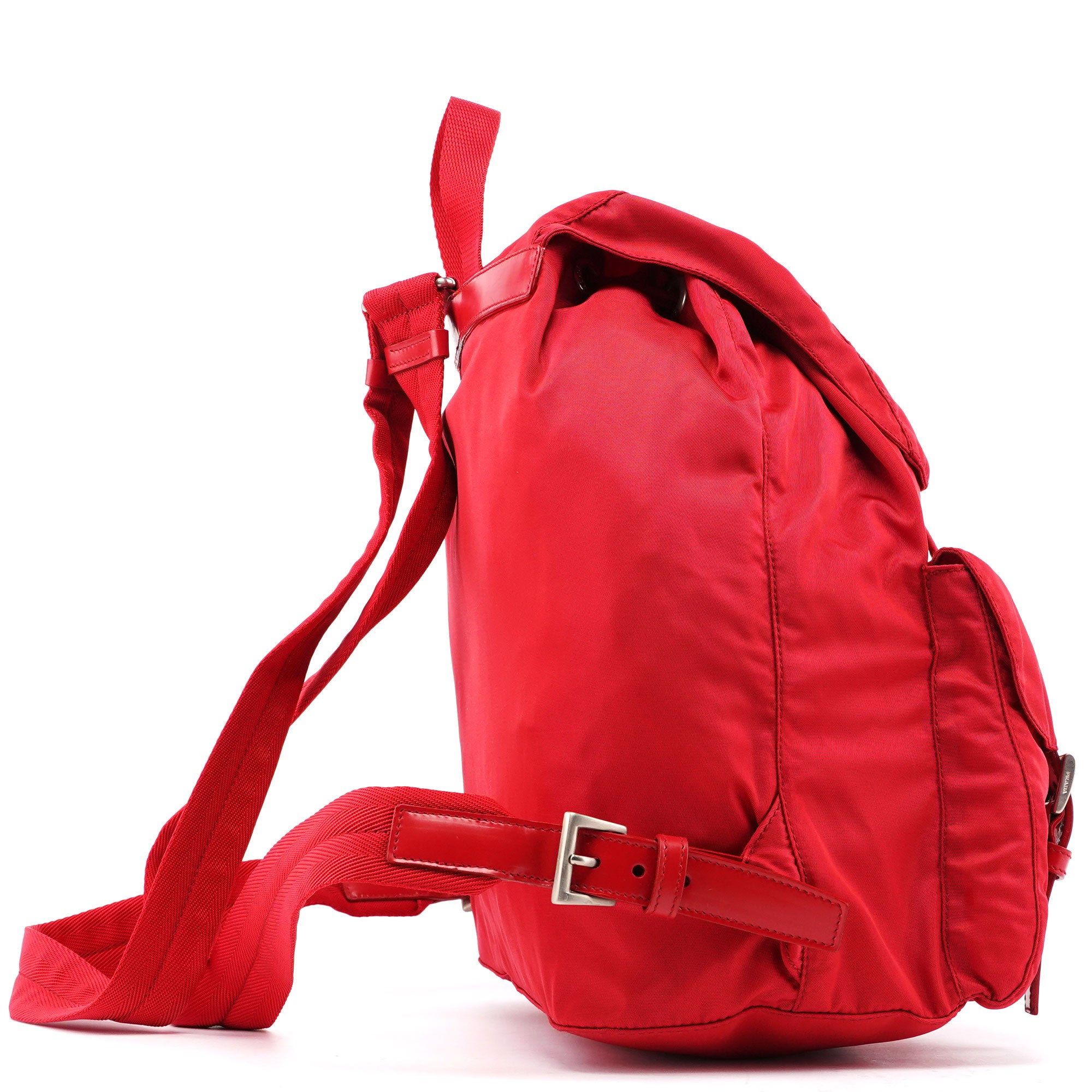 Tessuto Vela Red Backpack