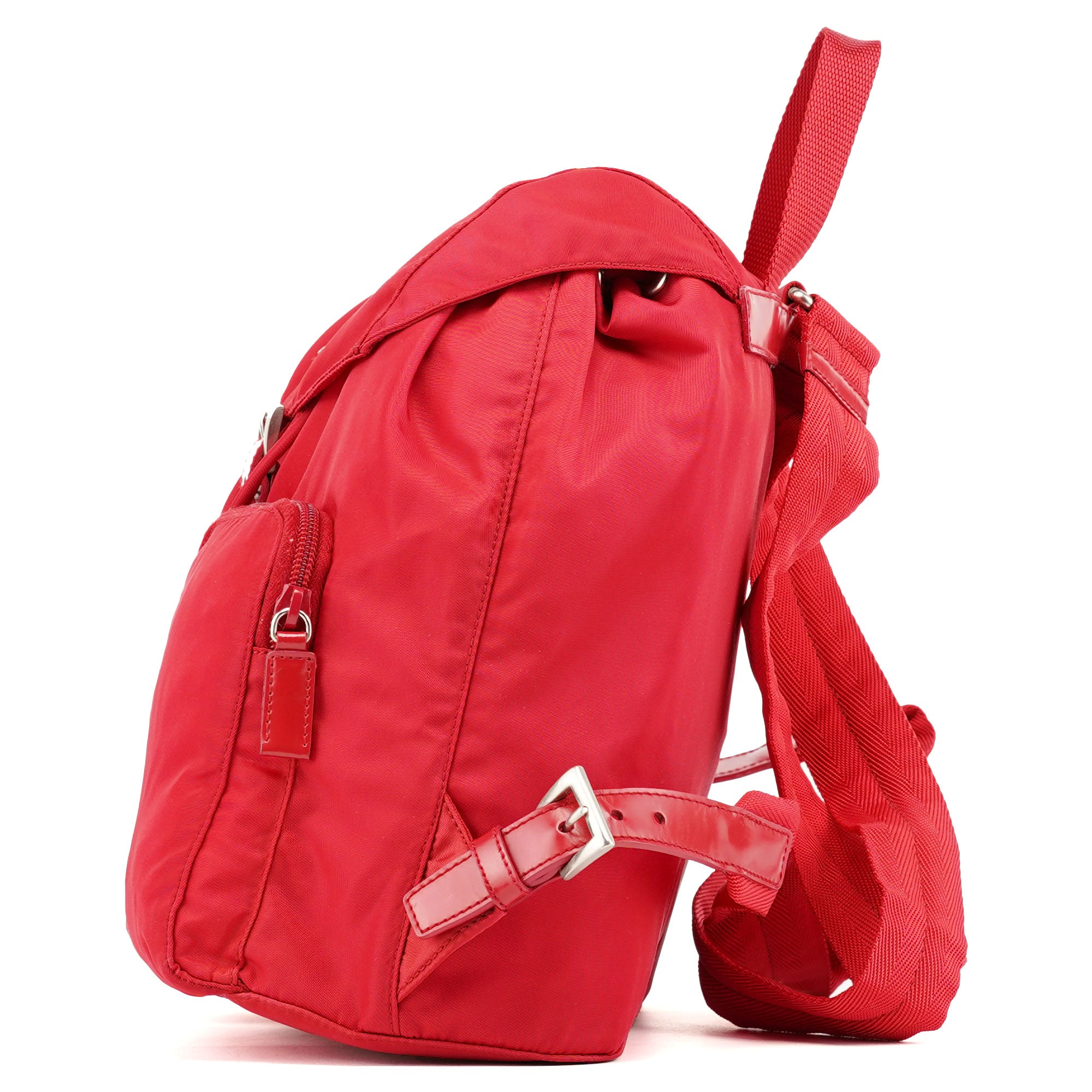 Red Tessuto Vela Backpack