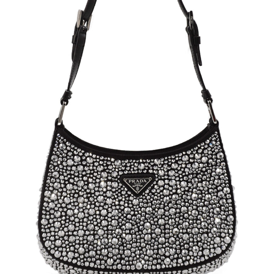 Cristal Cleo Hobo Black | Studio Nafay