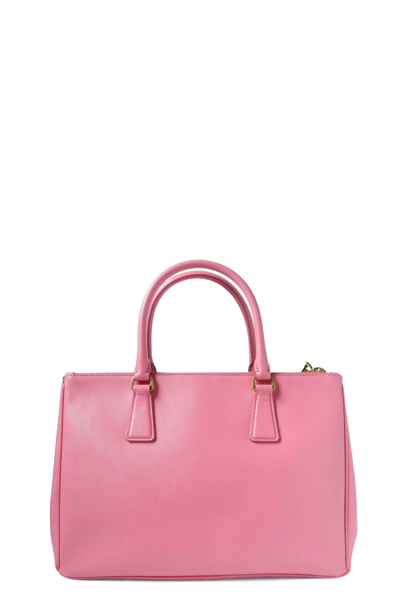 Medium Saffiano Lux Double Zip Tote Begonia - Product Image 2