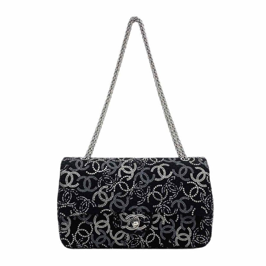 CHANEL Paris-Shanghai Pudong Flap Black Shoulder Bag | Studio Nafay