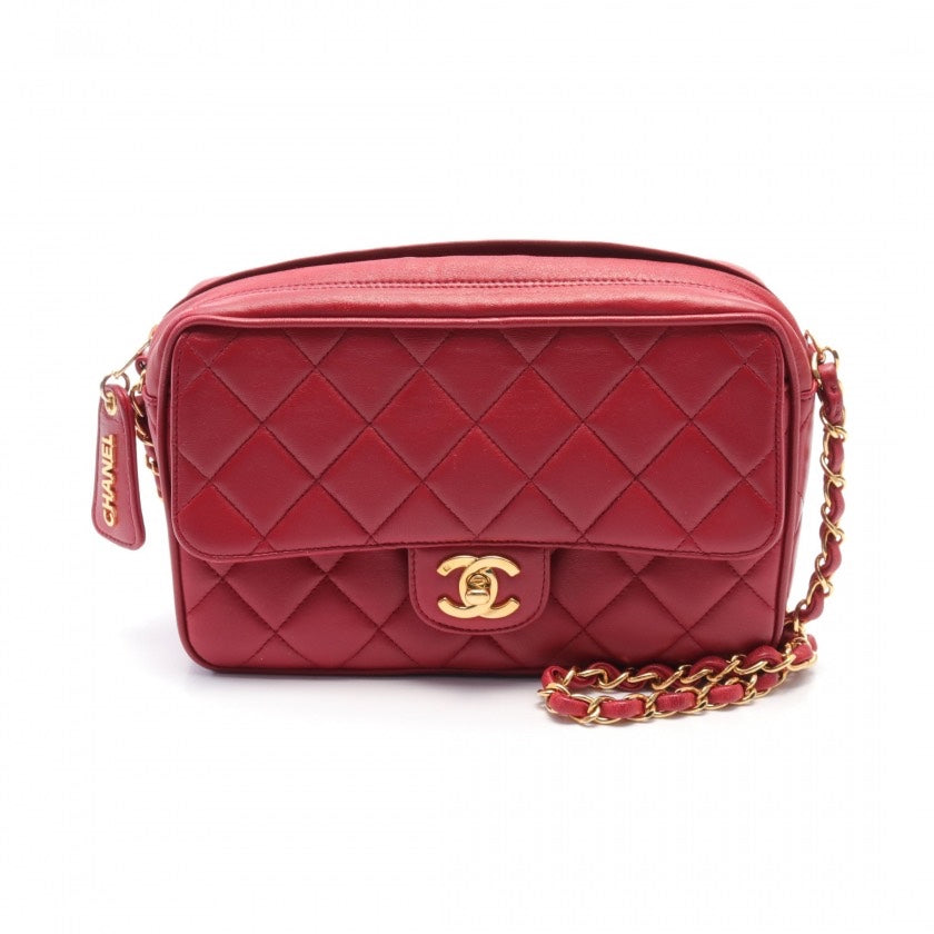 Chanel Leather Lambskin Red Crossbody | Studio Nafay