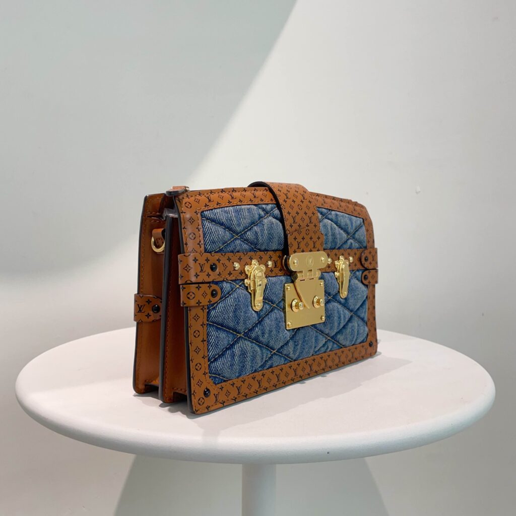 Louis Vuitton Denim Trunk Bag Blue Monogram Canvas Small - Product Image 2