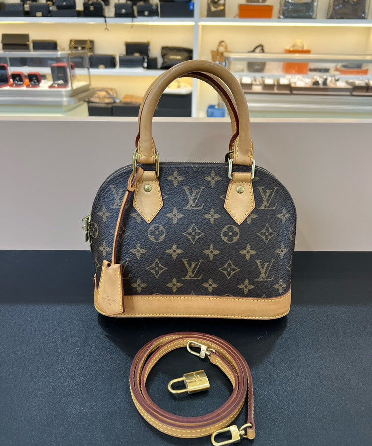 Louis Vuitton Alma BB Monogram Brown Handbag | Studio Nafay