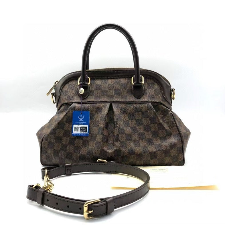 Louis Vuitton Damier Brown Two-Way Bag | Studio Nafay