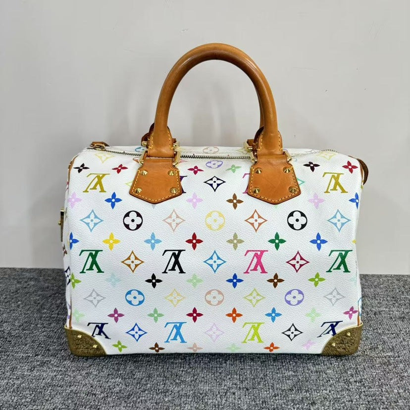 Louis Vuitton Multicolor Bag White Handbag