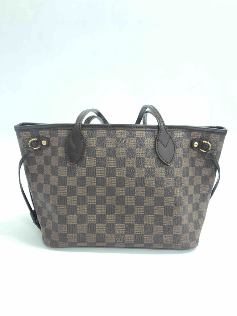Louis Vuitton Damier Ebene Neverfull Tote - Brown Checkered Tote Bag - Product Image 2