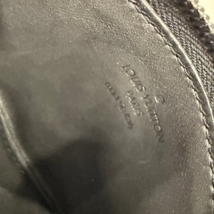 Louis Vuitton Black Leather Monogram Card Case