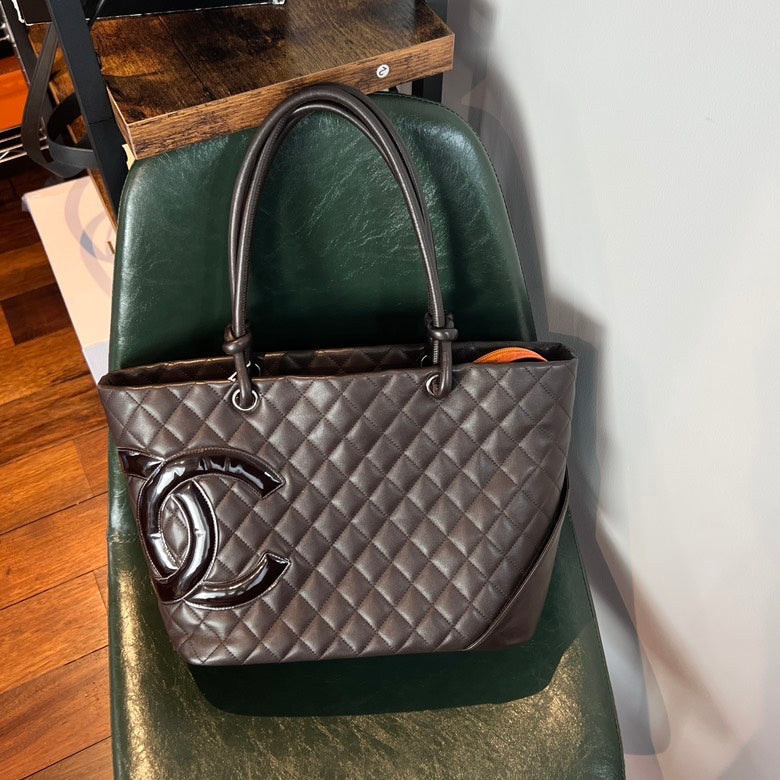 Chanel Leather Black Bag Designer Tote
