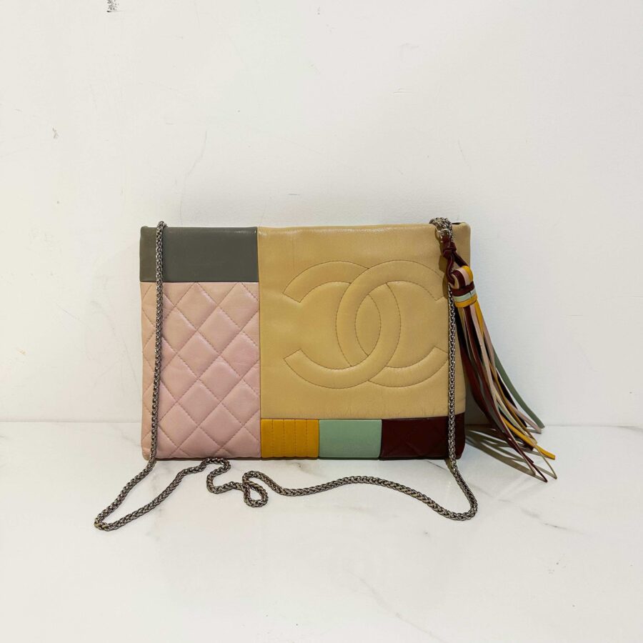 Chanel Leather Multicolor Shoulder Bag | Studio Nafay