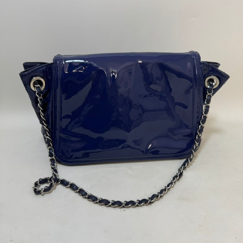 Chanel Timeless Navy Patent Leather Shoulder Bag – ChanelBag