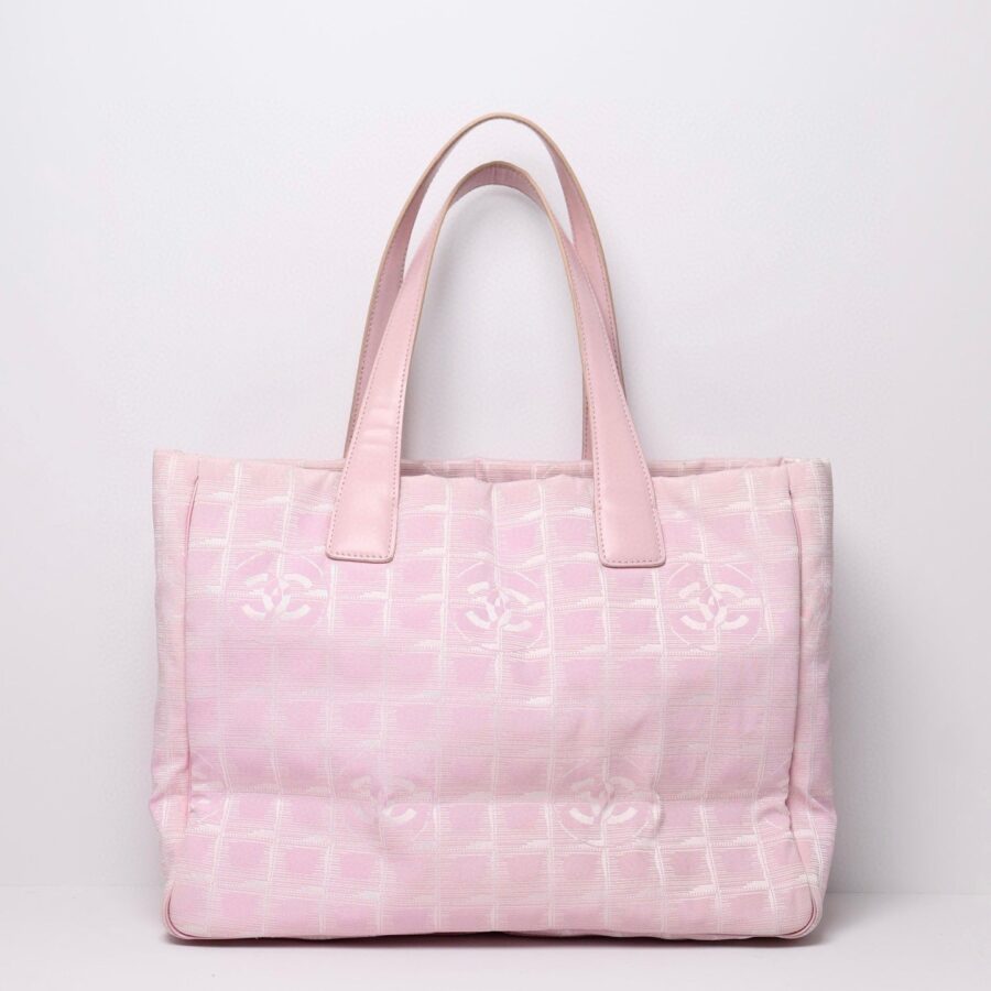 Chanel Travel Line Pink Tote Luxury Designer Handbag | Studio Nafay