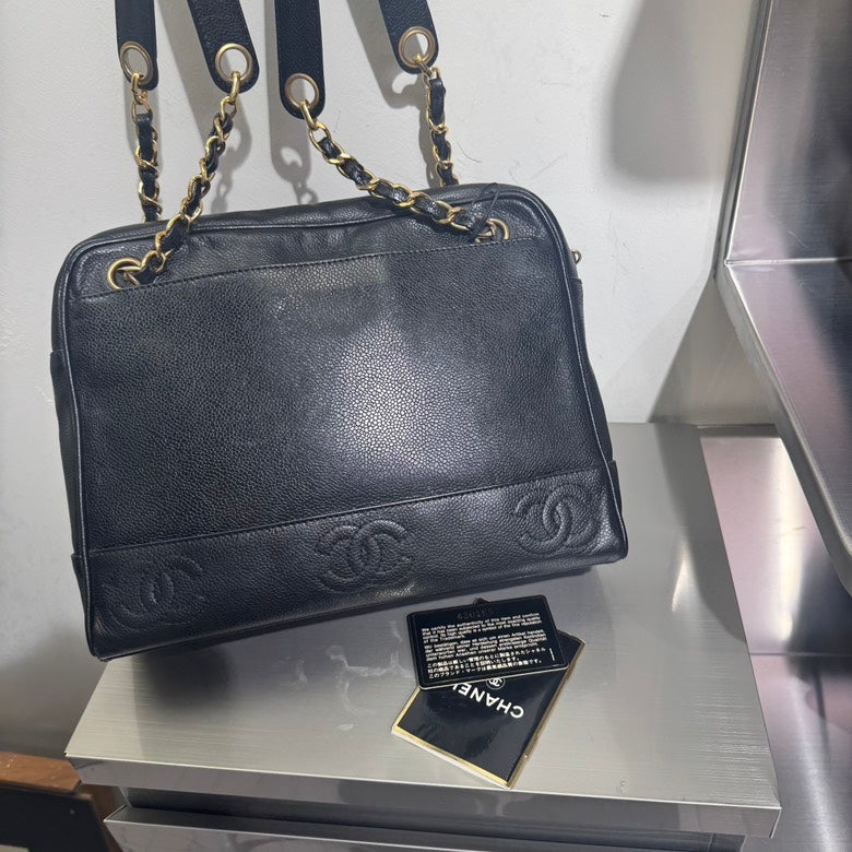 Chanel Leather Quilted Black Shoulder Bag 13 | Studio Nafay