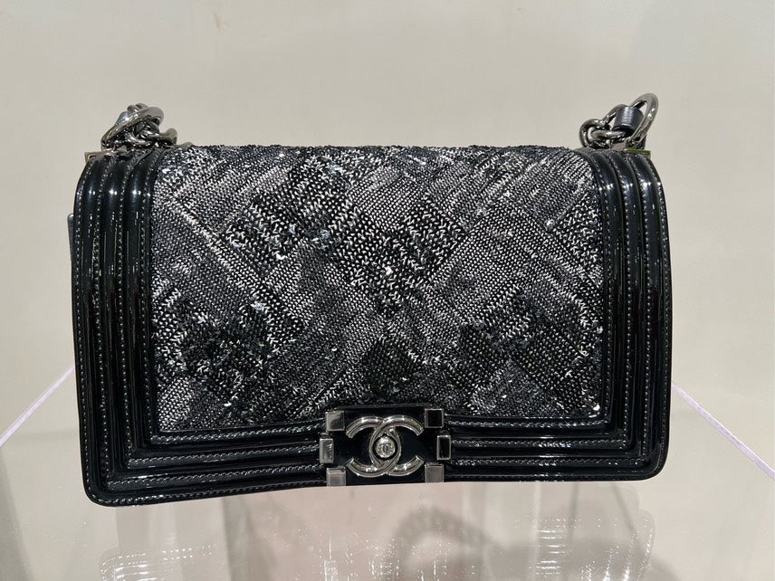 Chanel Leboy MM Black Shoulder Bag - Designer Handbag | Studio Nafay