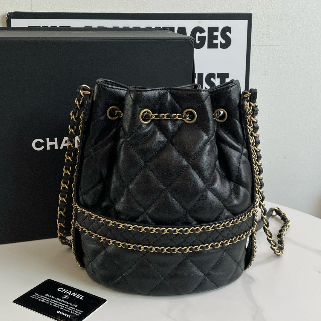 Chanel Un?? Bucket Handbag Luxury Designer Handbag