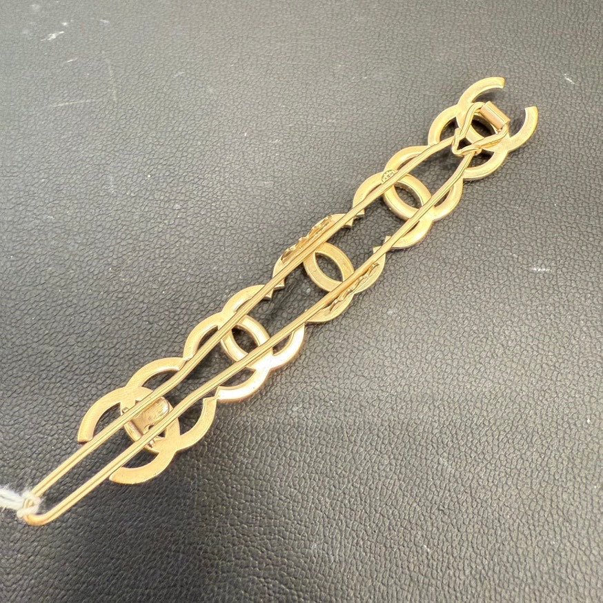 Chanel Gold Coco Barrette Handbag