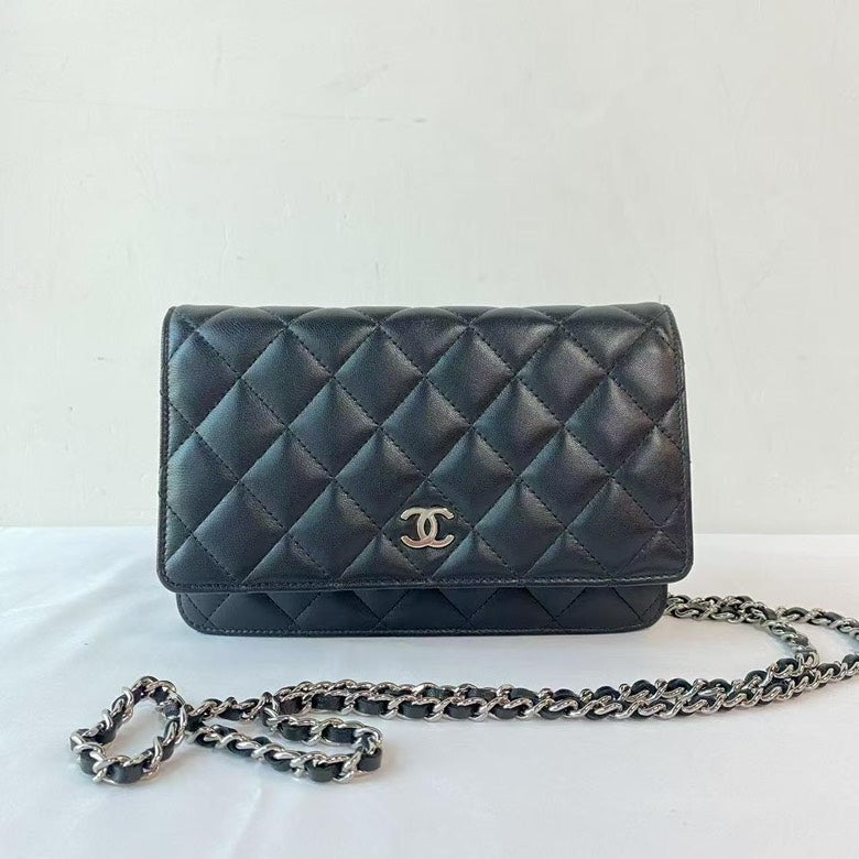 Chanel Quilted Flap BCQ Black Leather Shoulder Bag | Studio Nafay