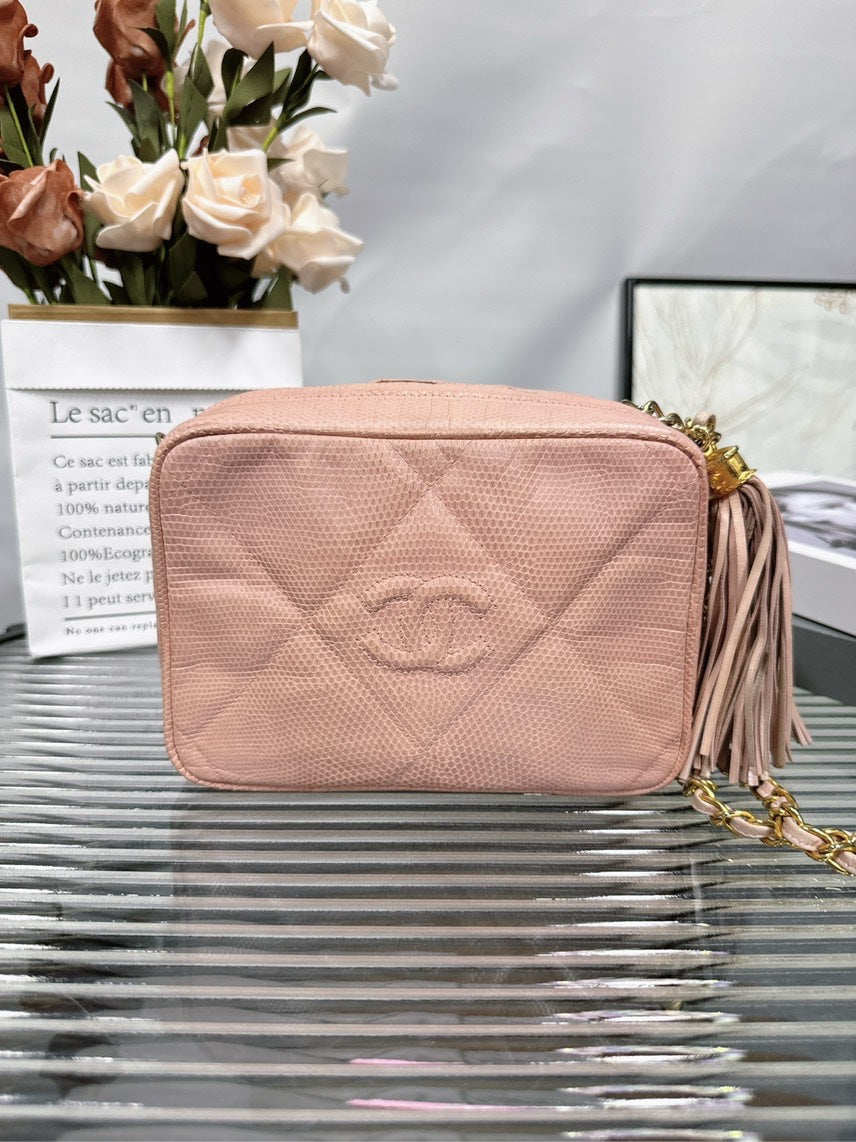 Chanel Crossbody Bag in Blush Pink Special Leather HFY