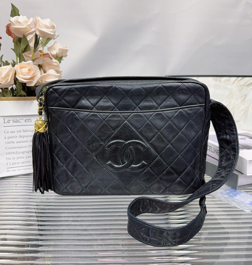 Chanel Leather Quilted Black Crossbody 6 | Studio Nafay