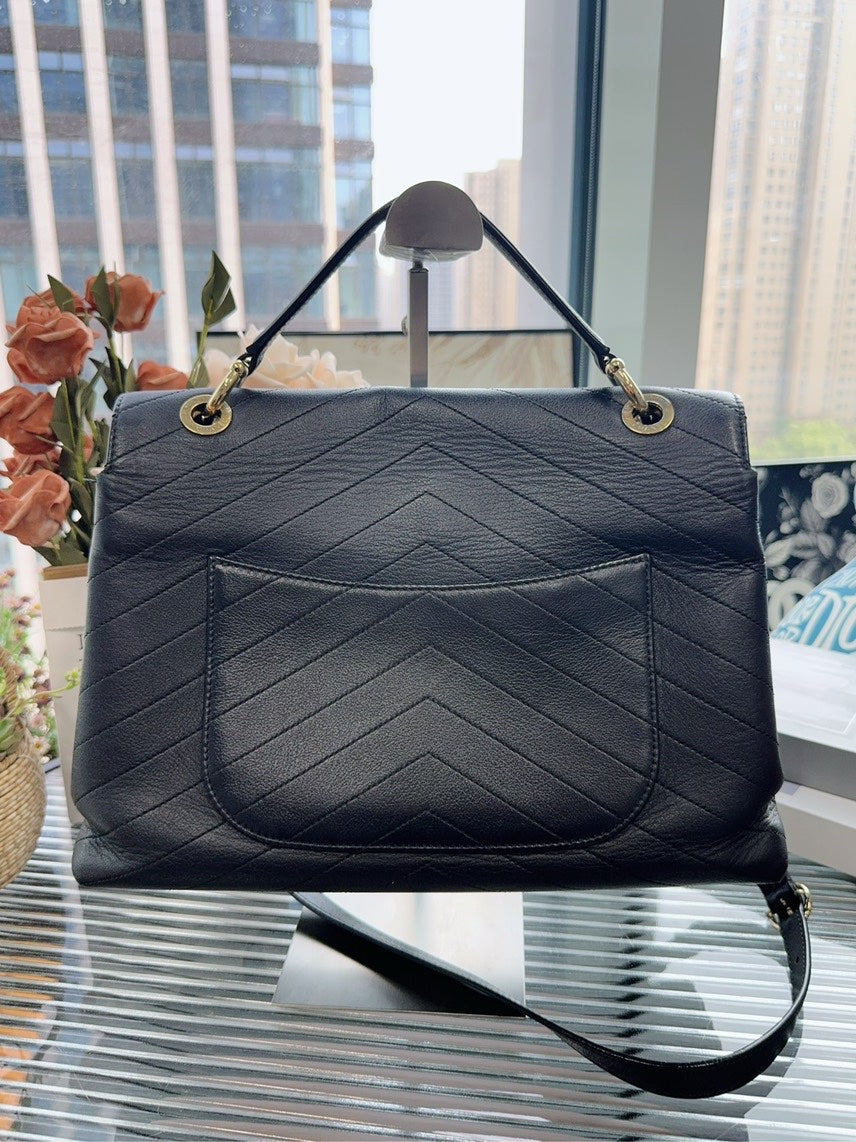 Chanel Leather Black Shoulder Bag 6