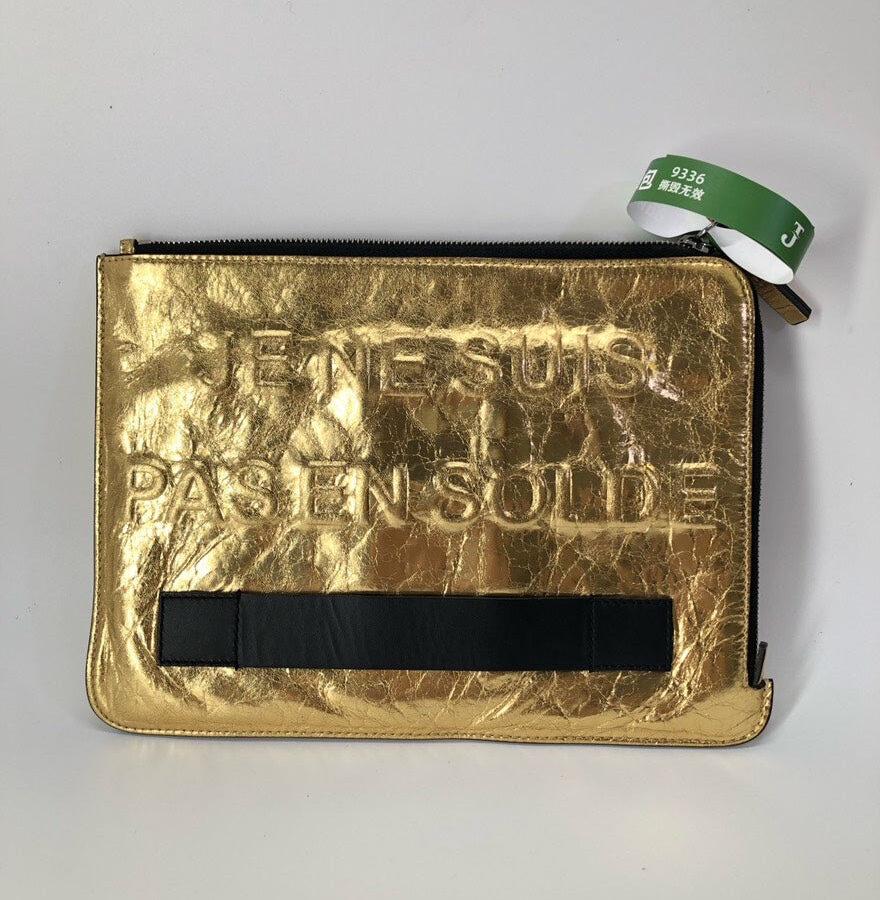 Chanel Leather Gold Suis Clutch | Studio Nafay