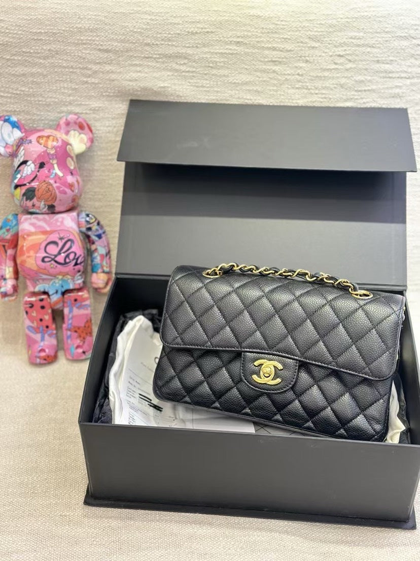 Chanel Small Caviar Black Handbag