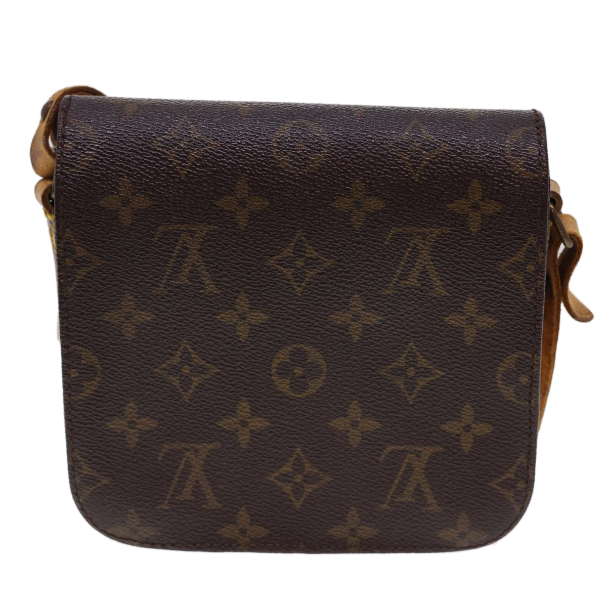 LOUIS VUITTON Monogram Cartouchiere PM Shoulder Bag LV rd4717