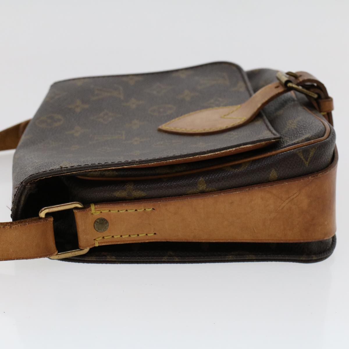 LOUIS VUITTON Monogram Cartouchiere MM Shoulder Bag LV rd5501