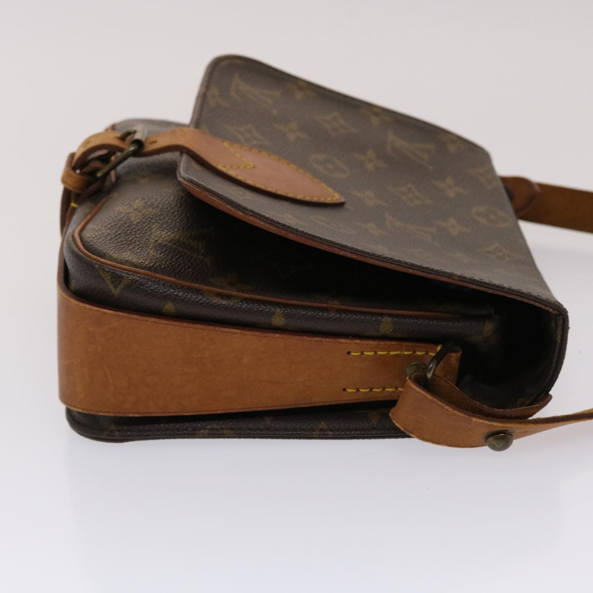 LOUIS VUITTON Monogram Cartouchiere MM Shoulder Bag LV rd5582