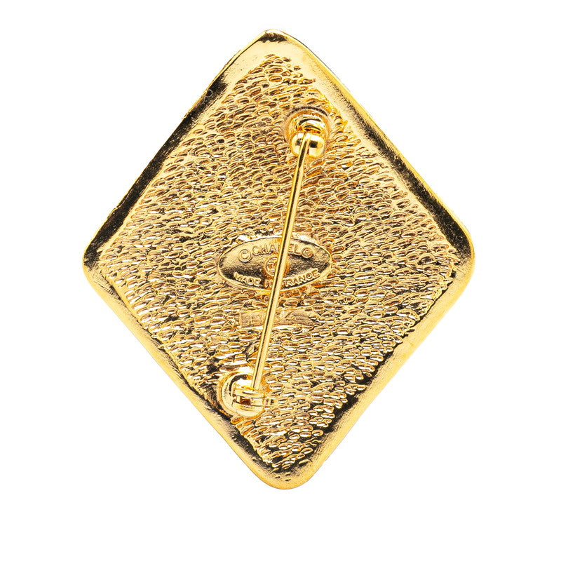 Chanel Gold Plated Coco Mark Brooch Classic Flap Tote