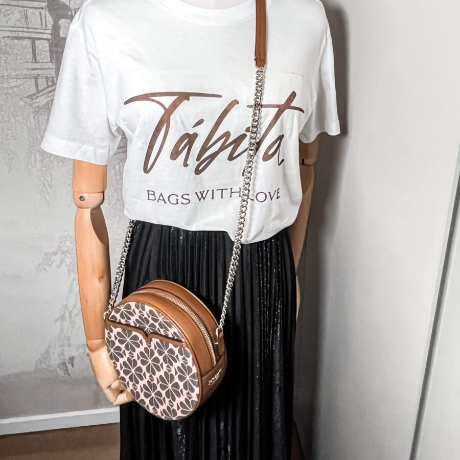 Flower Jacquard Crossbody Bag | Studio Nafay
