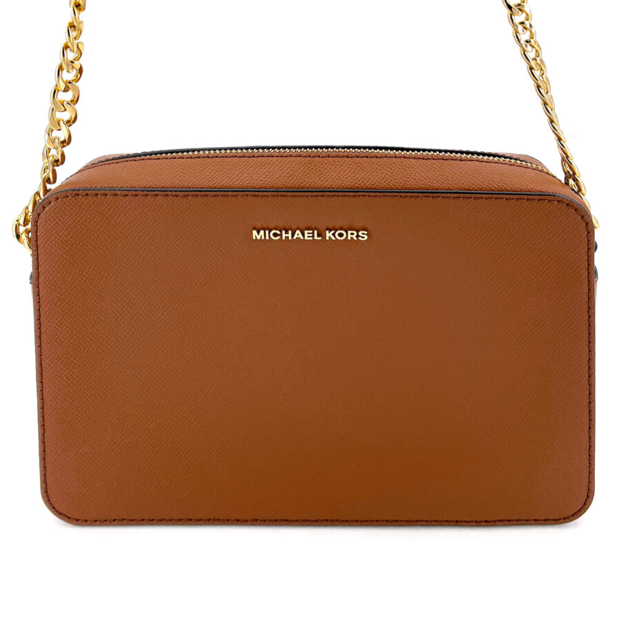 Jet Set Crossbody Brown Leather | Studio Nafay