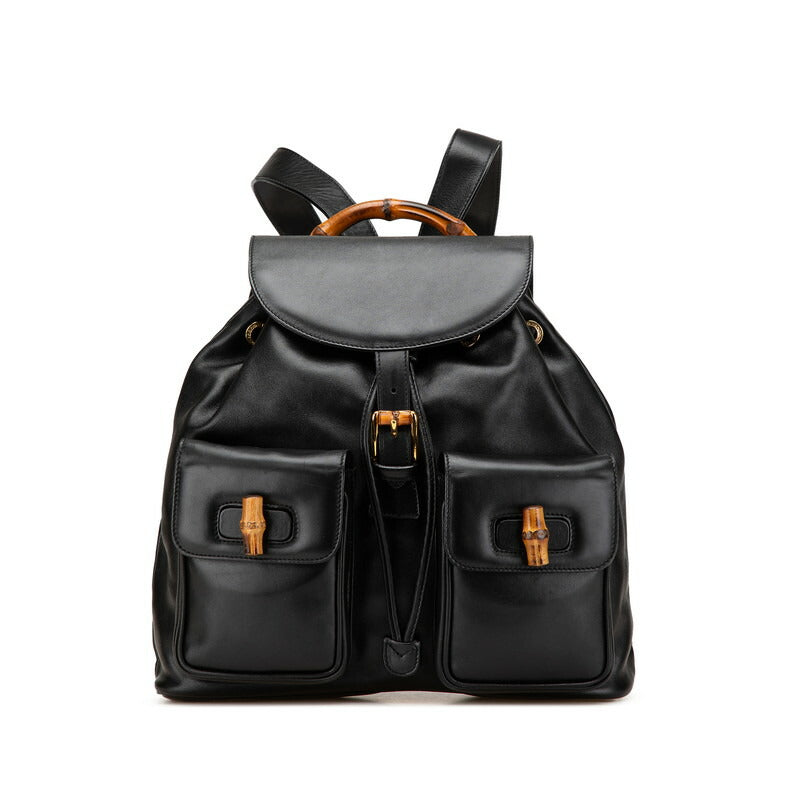 Gucci Bamboo Leather Backpack | Studio Nafay