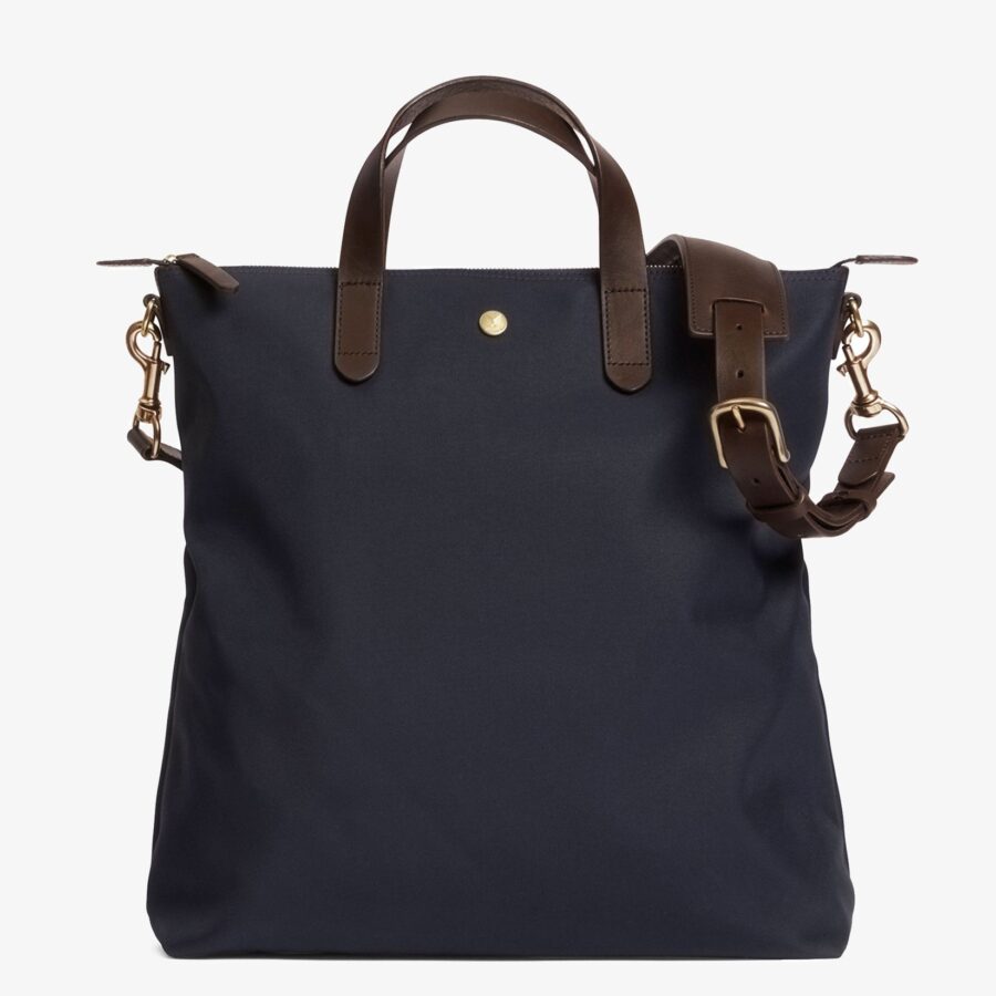 Shopper Navy/Dark Brown | Studio Nafay