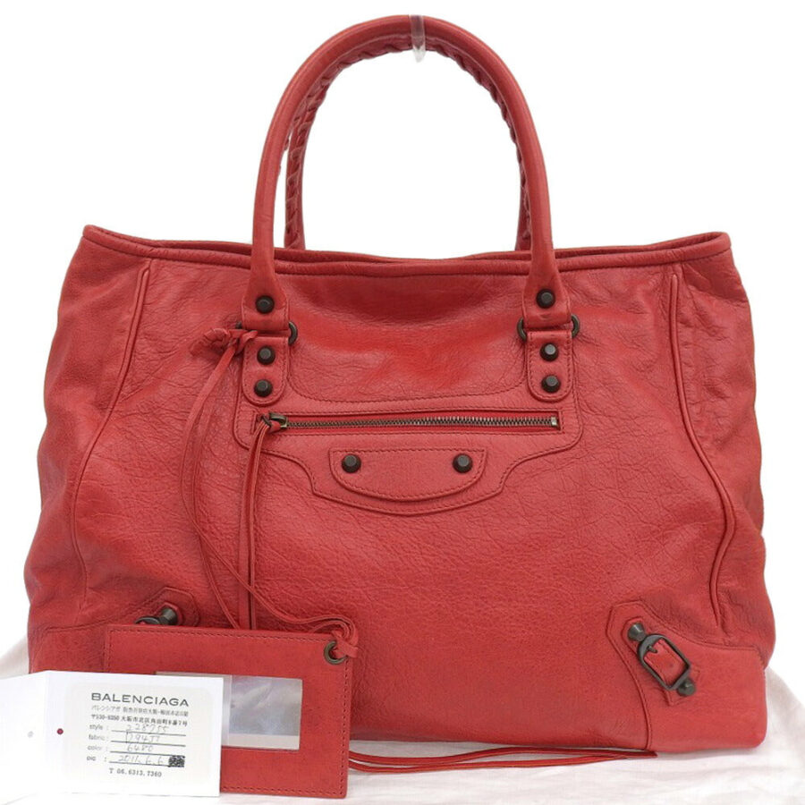 Balenciaga The Sunday Leather Tote Bag | Studio Nafay