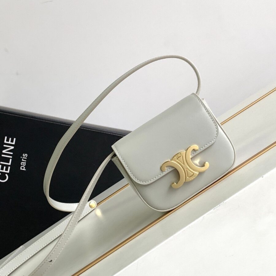 TEEN TRIOMPHE 11CM GREY CALFSKIN | Studio Nafay