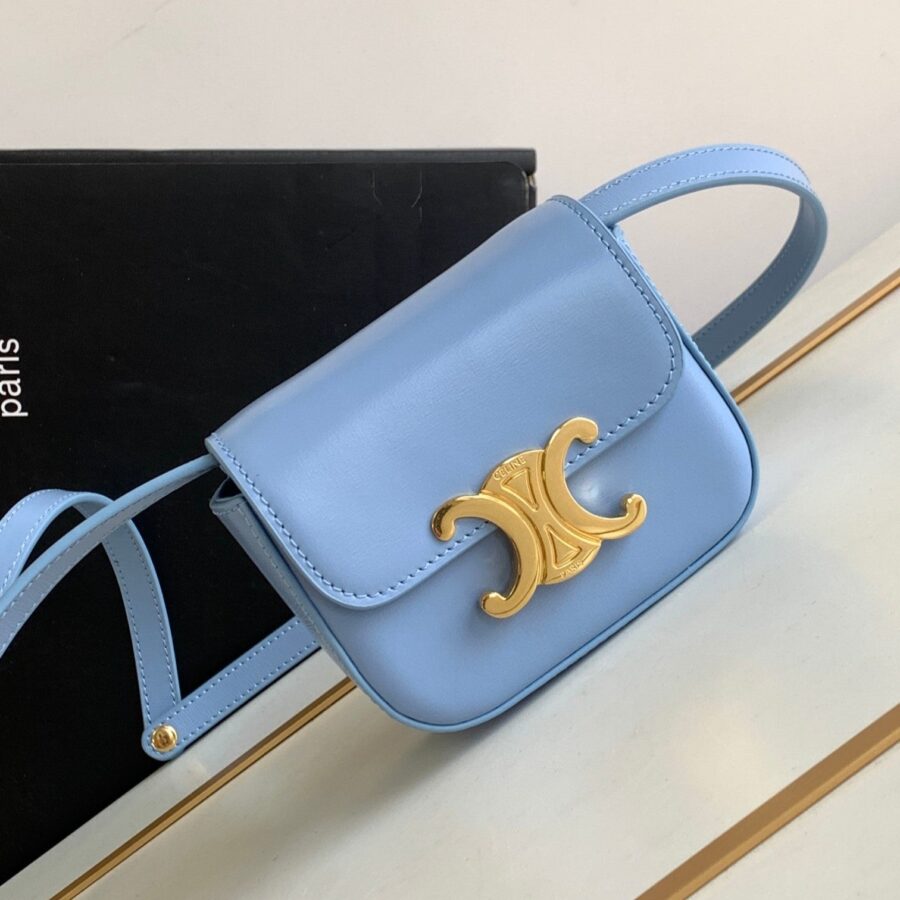 TEEN TRIOMPHE 11CM SKY BLUE CALFSKIN | Studio Nafay