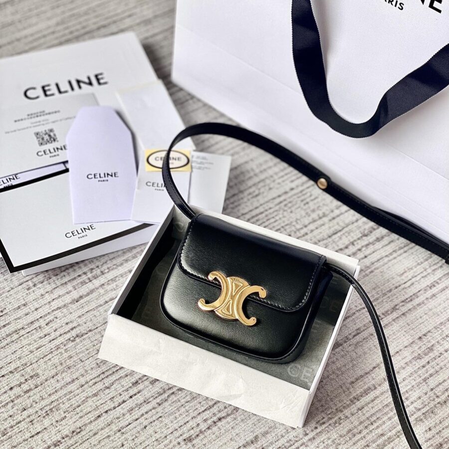 TEEN TRIOMPHE 11CM BLACK CALFSKIN | Studio Nafay