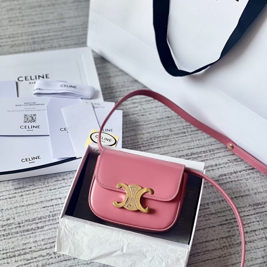 TEEN TRIOMPHE 11CM PINK CALFSKIN | Studio Nafay
