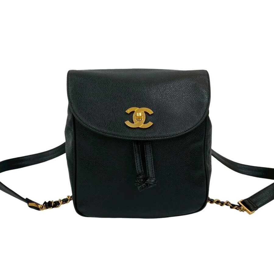 Chanel Coco Mark Caviar Skin Mini Backpack | Studio Nafay