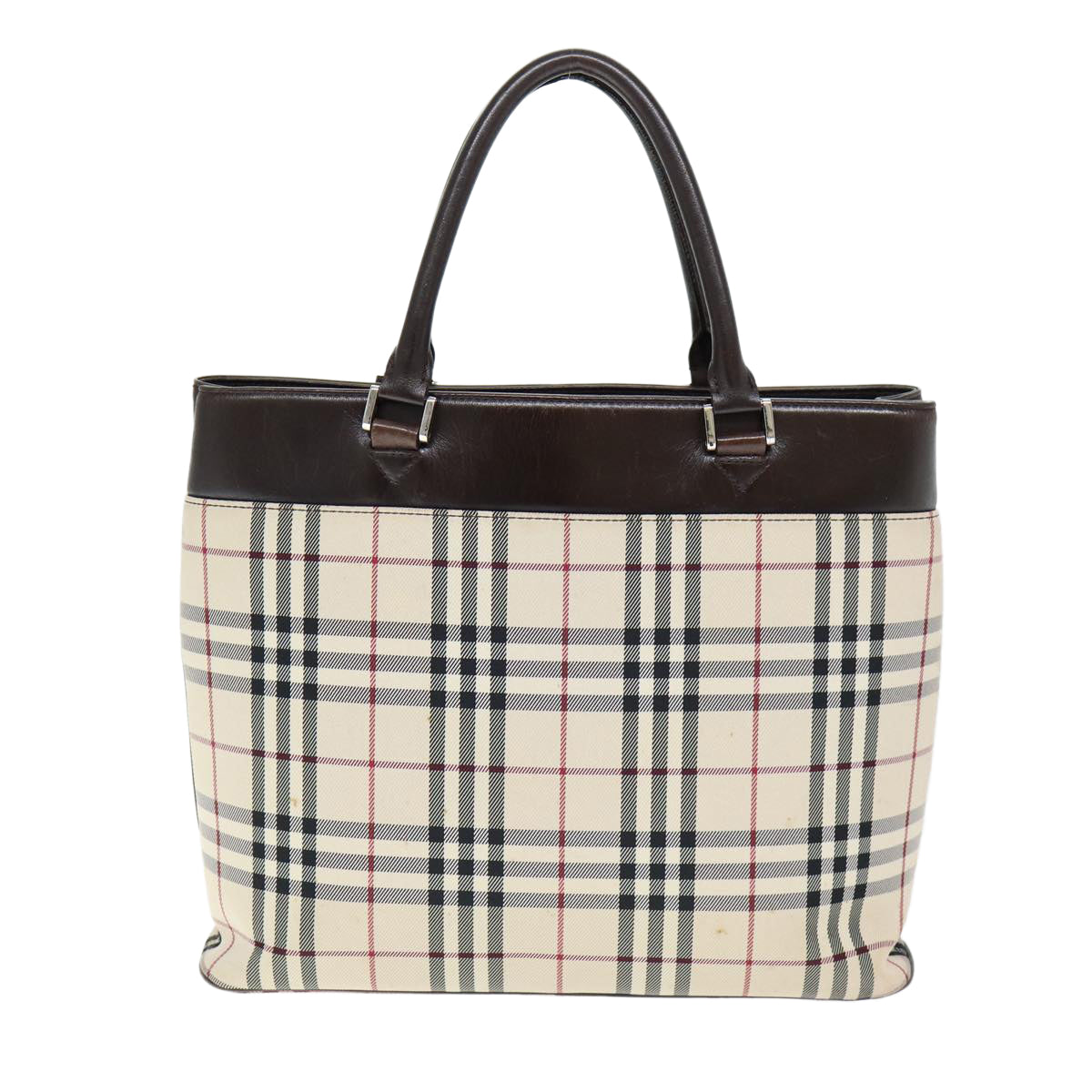 Burberry Nova Check beige bag – front view