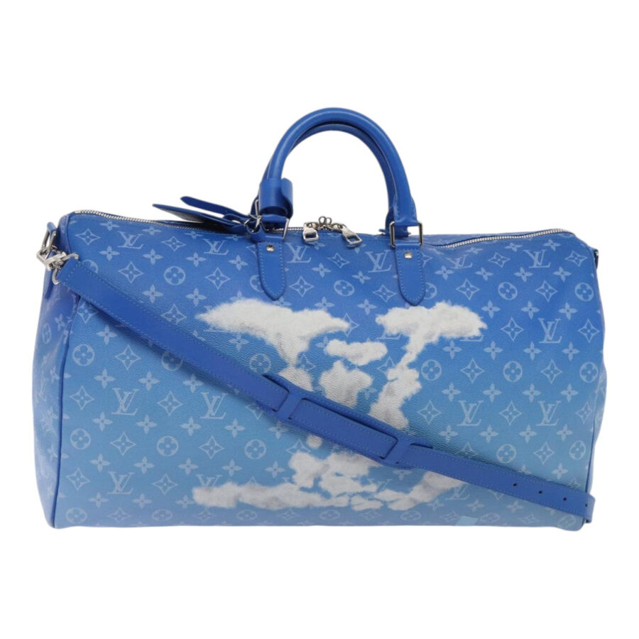 LOUIS VUITTON Monogram Clouds Keepall Bandouliere 50 Bag LV Auth yk14164A | Studio Nafay