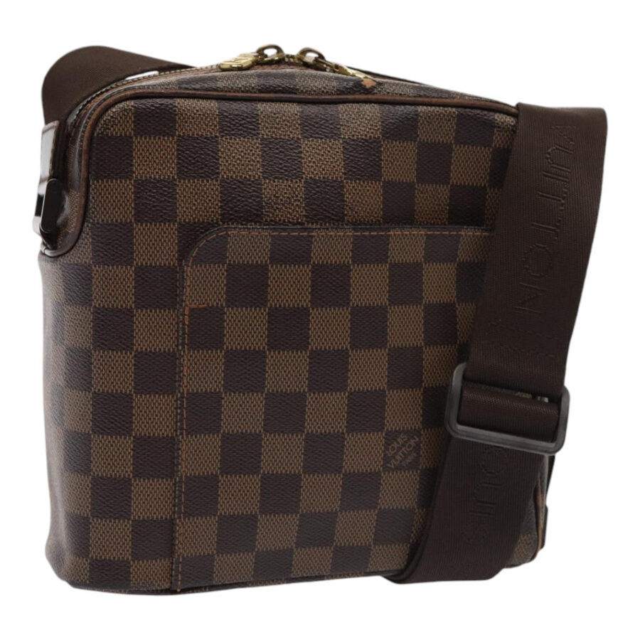 LOUIS VUITTON Damier Ebene Olaf PM Shoulder Bag LV Auth yk14316 | Studio Nafay