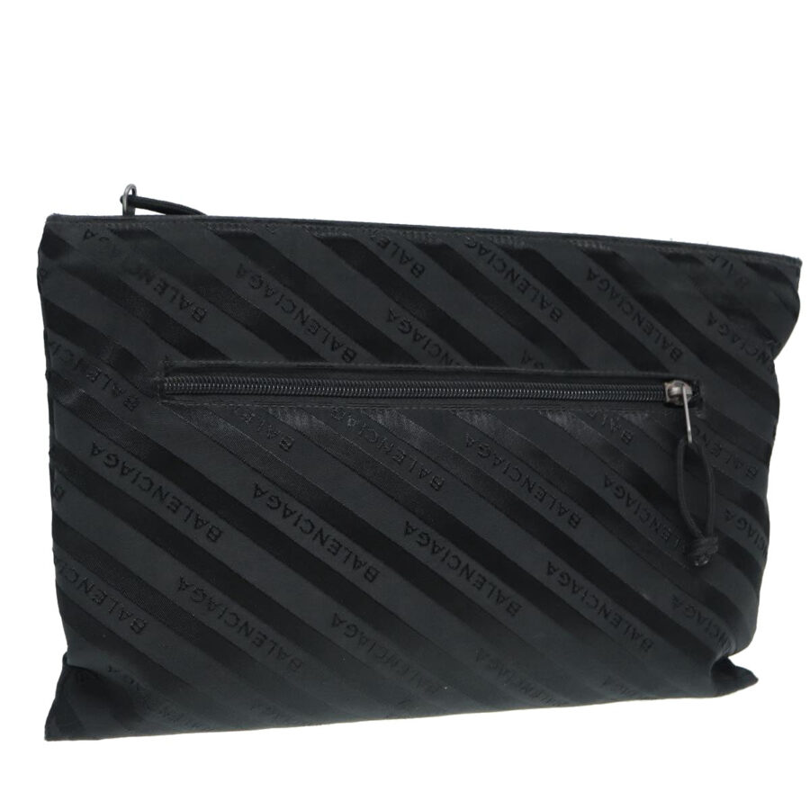 BALENCIAGA Explorer Clutch Bag Canvas Black 459745 Auth yk14342 | Studio Nafay