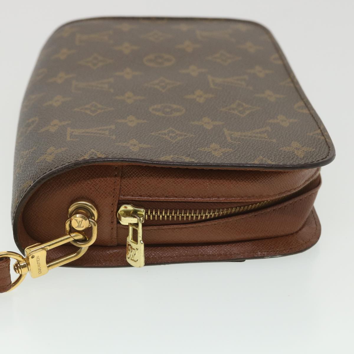 LOUIS VUITTON Monogram Orsay Clutch Bag LV Auth yk6170B