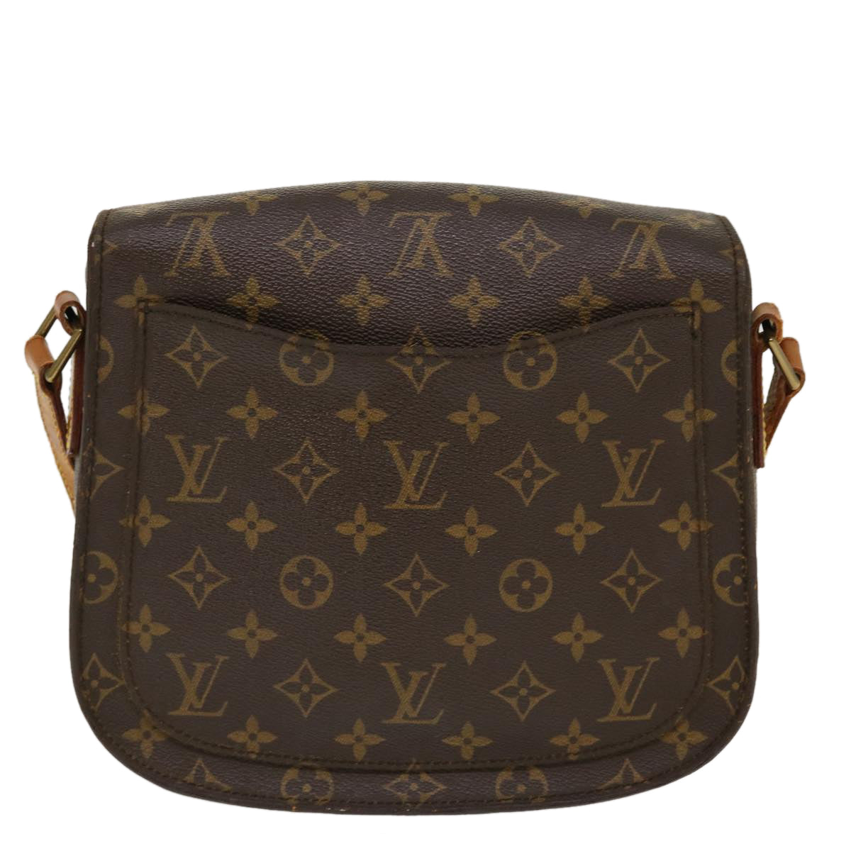 LOUIS VUITTON Monogram Saint Cloud GM Shoulder Bag LV yk6202B