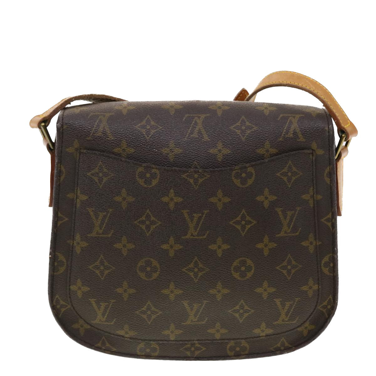 LOUIS VUITTON Monogram Saint Cloud GM Shoulder Bag LV yk6424