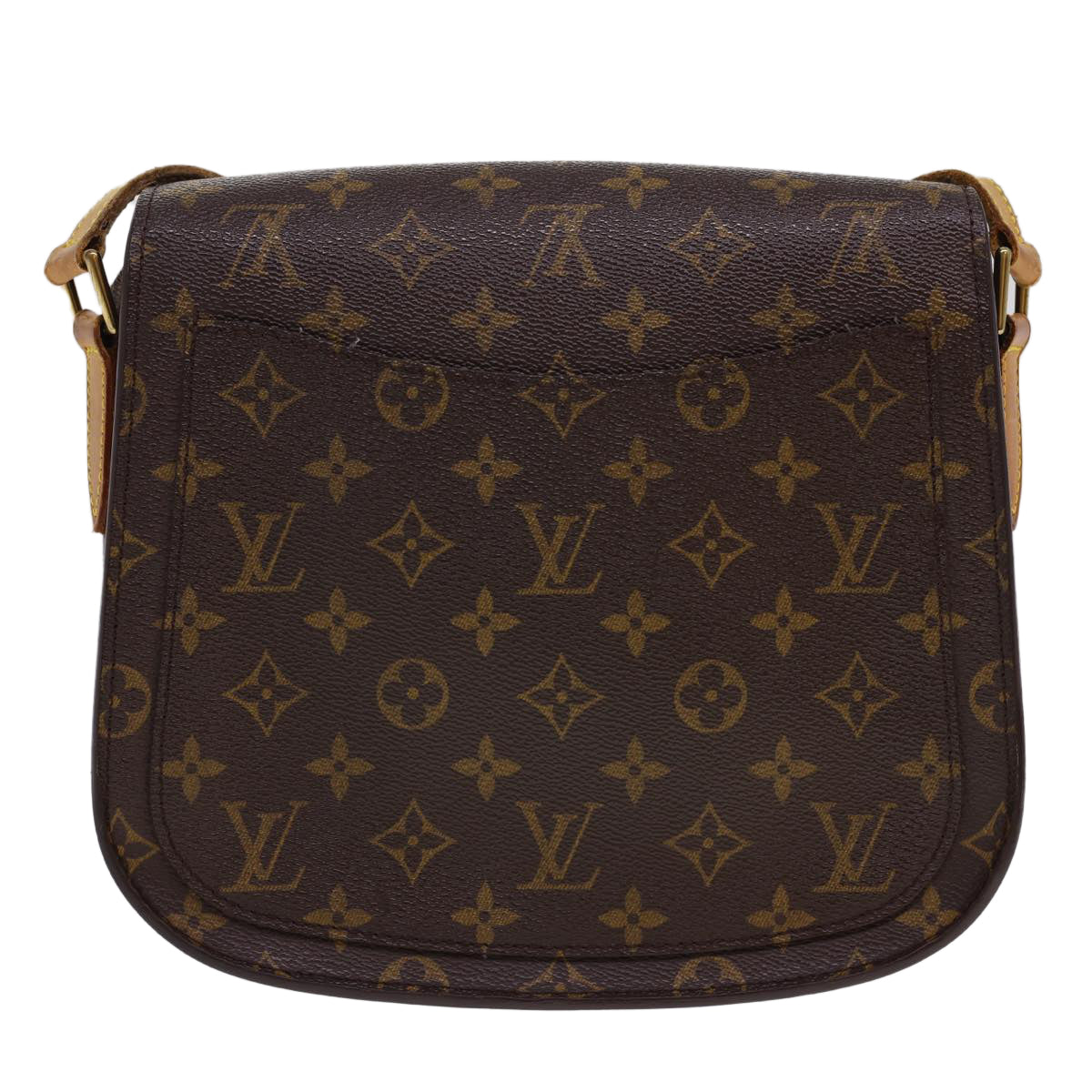LOUIS VUITTON Monogram Saint Cloud GM Shoulder Bag LV yk6497