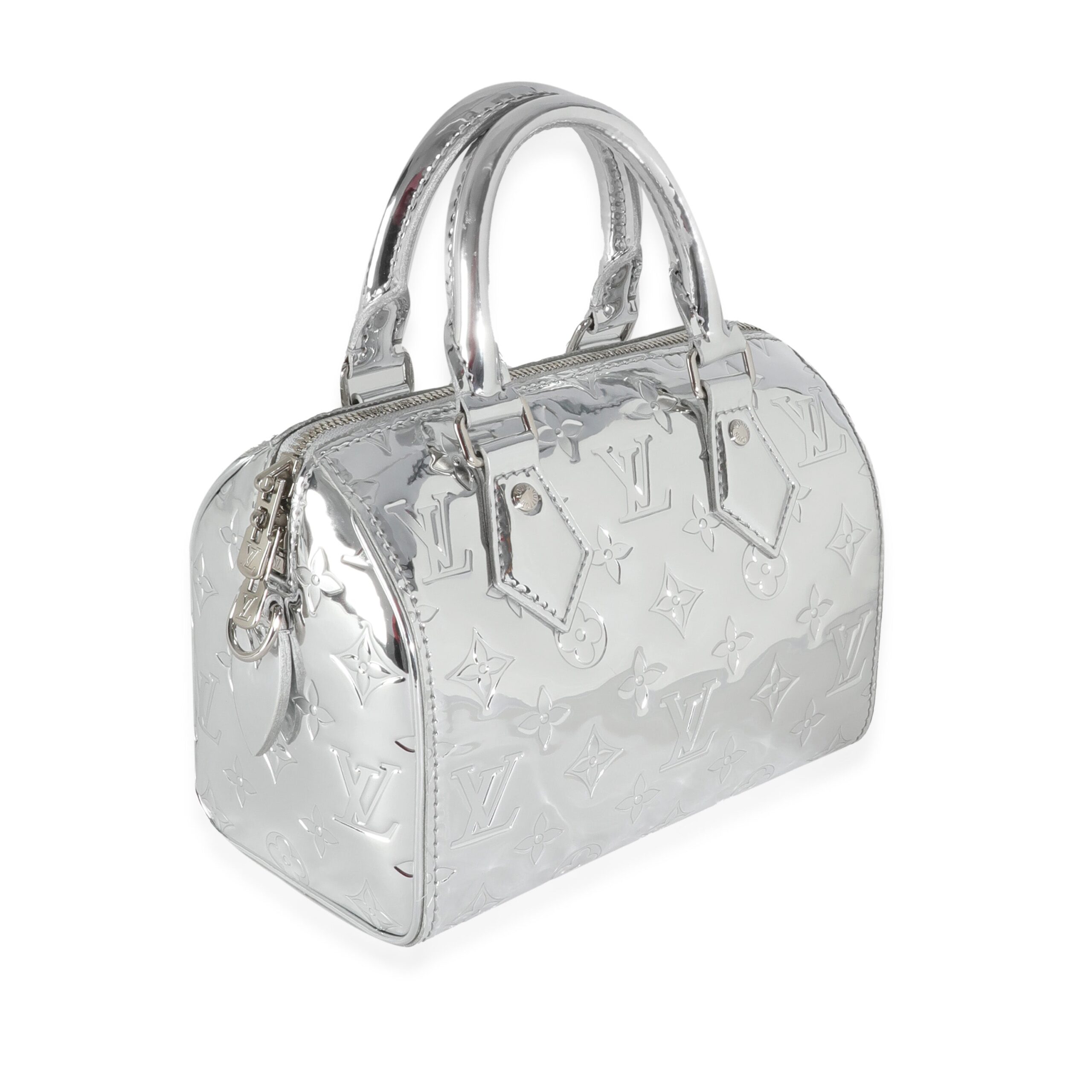 Louis Vuitton Sier Monogram Miroir Speedy Bandouliere 20 NM