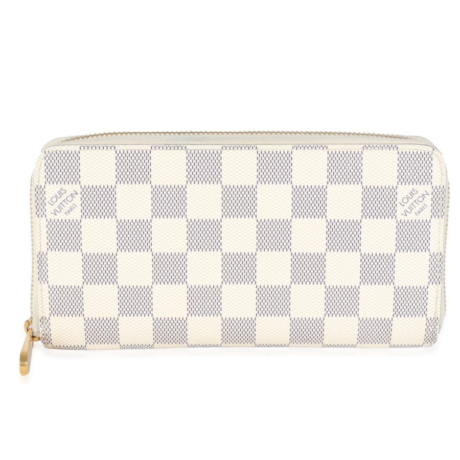 Louis Vuitton Damier Azur Canvas Zippy Wallet | Studio Nafay